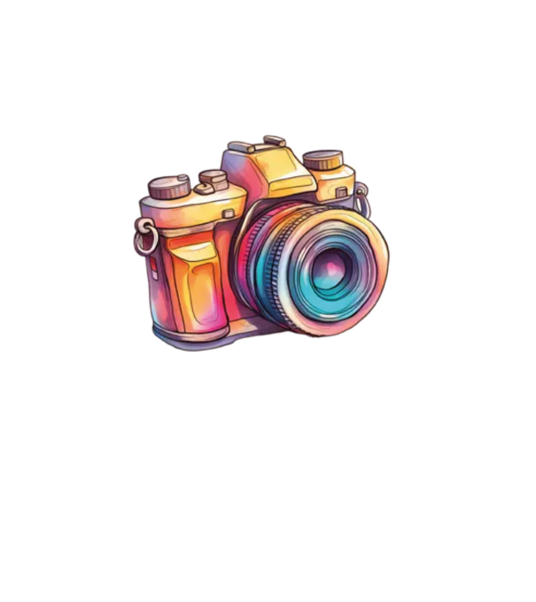 colors camera minta sötétkék pólón