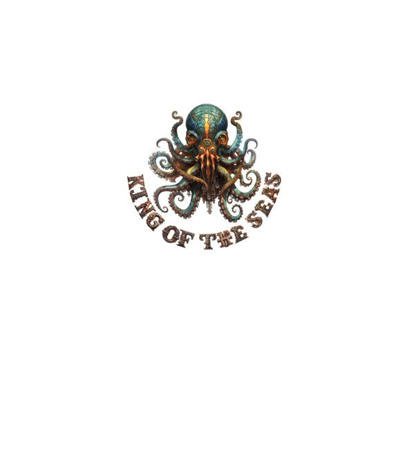 Steampunk Polip minta fekete pólón