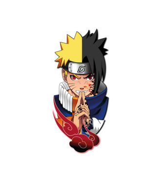 Naruto |  Sasuke minta fehér pólón