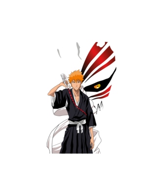 Bleach minta fehér pólón