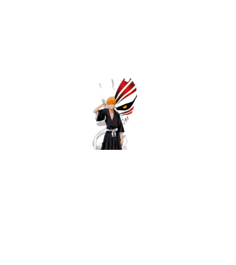 Bleach minta fekete pólón
