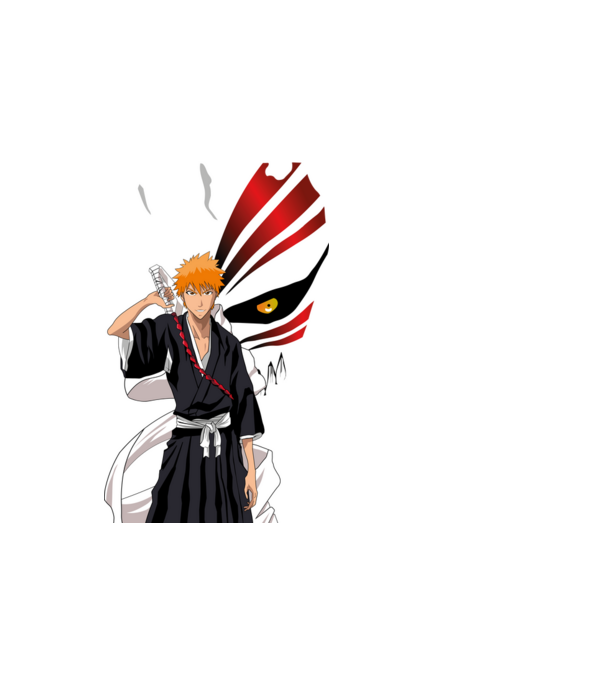 Bleach minta fekete pólón