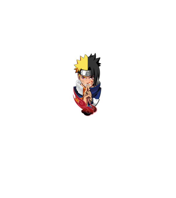 Naruto | Sasuke minta szürke pólón