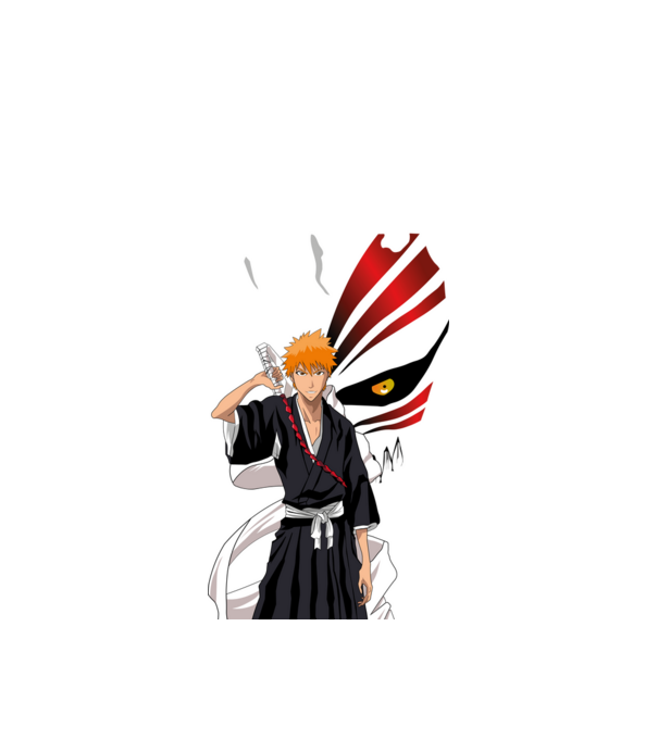 Bleach minta fehér pólón