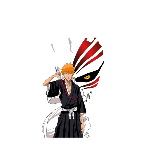 Bleach minta fehér pólón