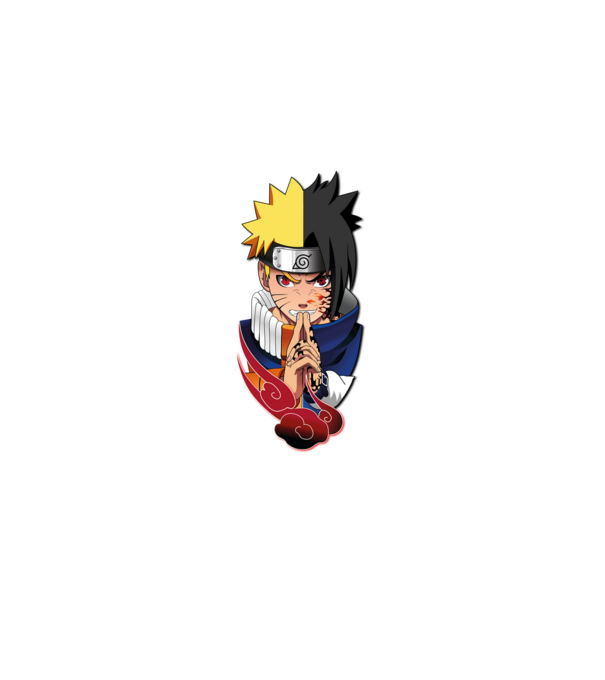 Naruto | Sasuke minta fekete pólón