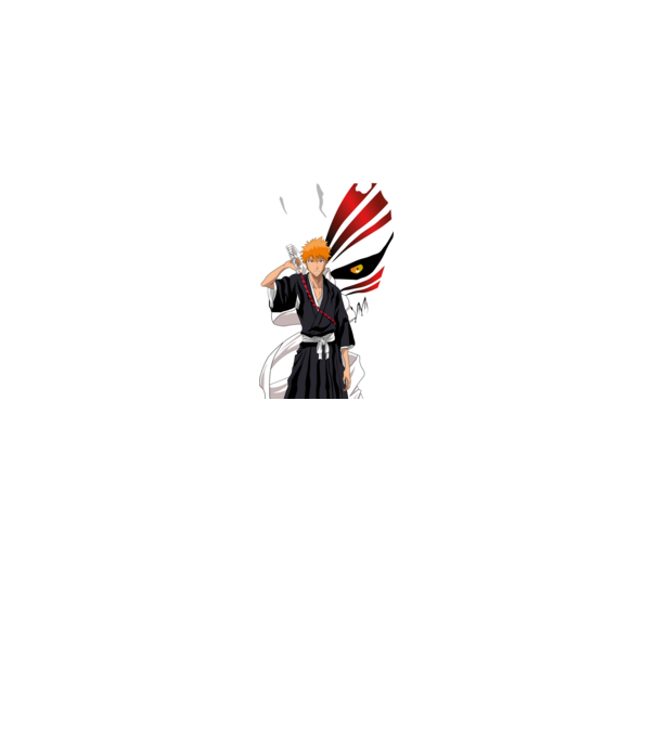 Bleach minta fekete pólón