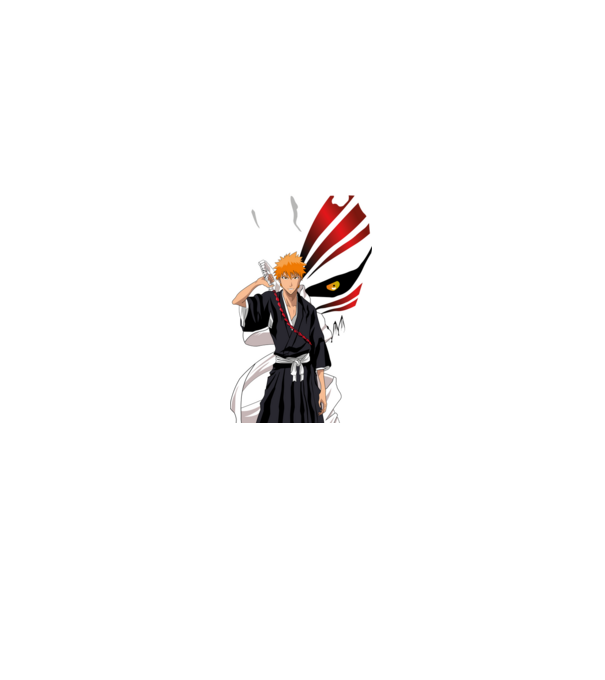 Bleach minta fekete pólón