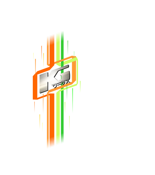 KG works neon minta világoskék pólón
