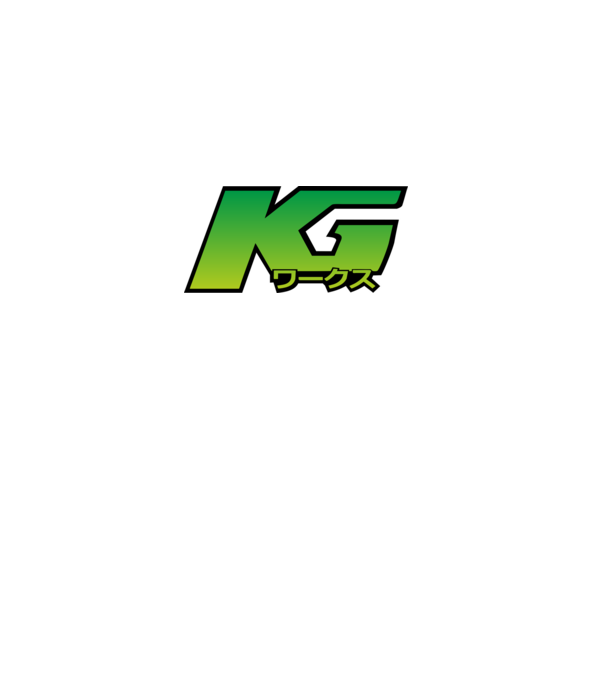 KG logo zöld minta fehér pólón