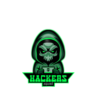 Hacker Gamer minta fehér pólón