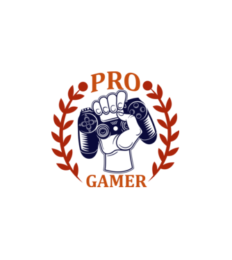 Pro Gamer minta fehér pólón