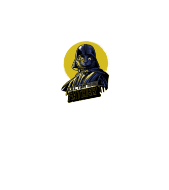 CatVader minta fekete pólón