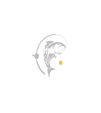 Horgász Hol a söröm fehér minta fehér pólón