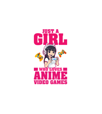 Anime Game minta fehér pólón