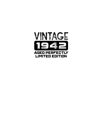 Vintage 1942 minta fehér pólón
