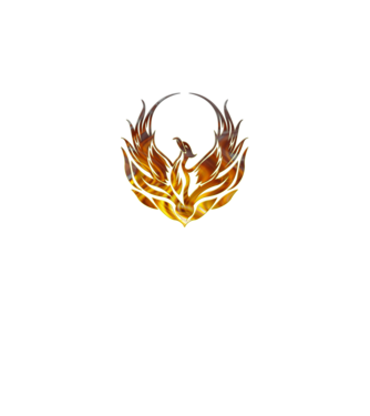 Phoenix minta fekete pólón