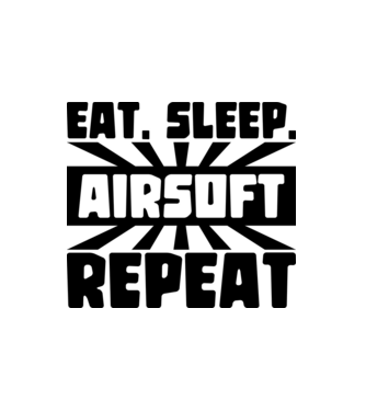 Airsoft minta fehér pólón