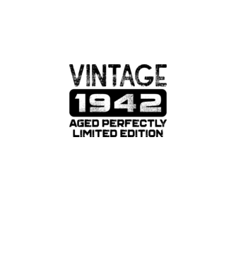Vintage 1942 minta fehér pólón