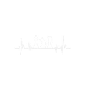 Sakk Ekg minta fekete pólón