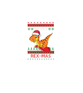 Merry Rexmas minta fekete pólón
