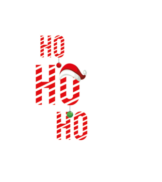 Ho ho ho minta fekete pólón