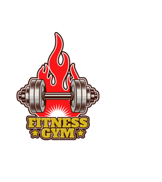 Gym minta fekete pólón