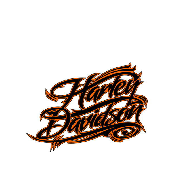 Harley minta fehér pólón