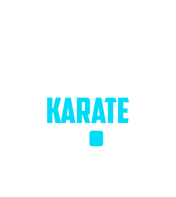 Karate minta fekete pólón