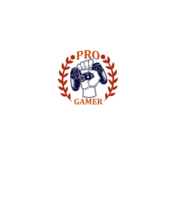 Pro Gamer minta fehér pólón