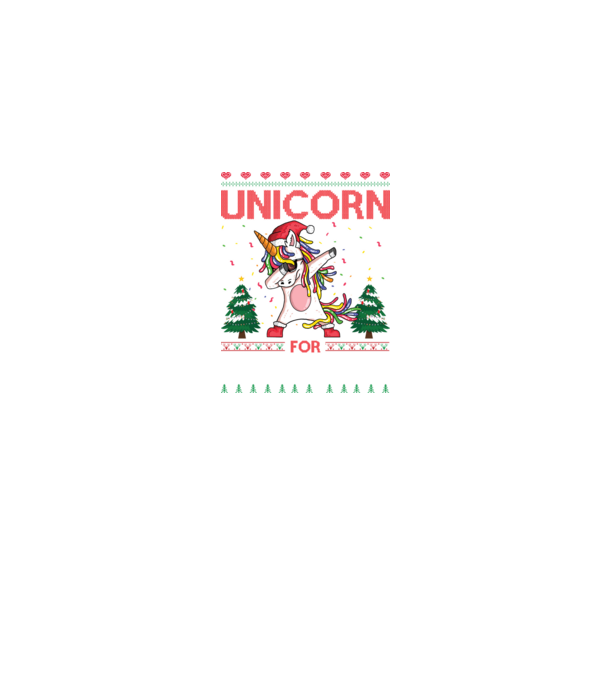 Dab Christmas Unicorn minta farmerkék pólón