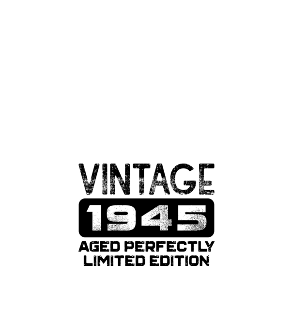Vintage 1945 minta fehér pólón