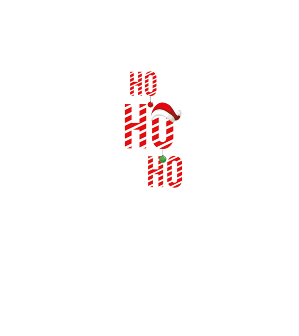 Ho ho ho minta fekete pólón