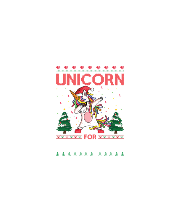 Dab Christmas Unicorn minta fekete pólón
