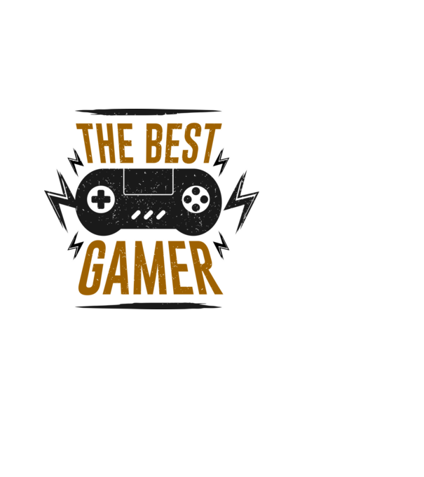 Best Gamer minta fekete pólón