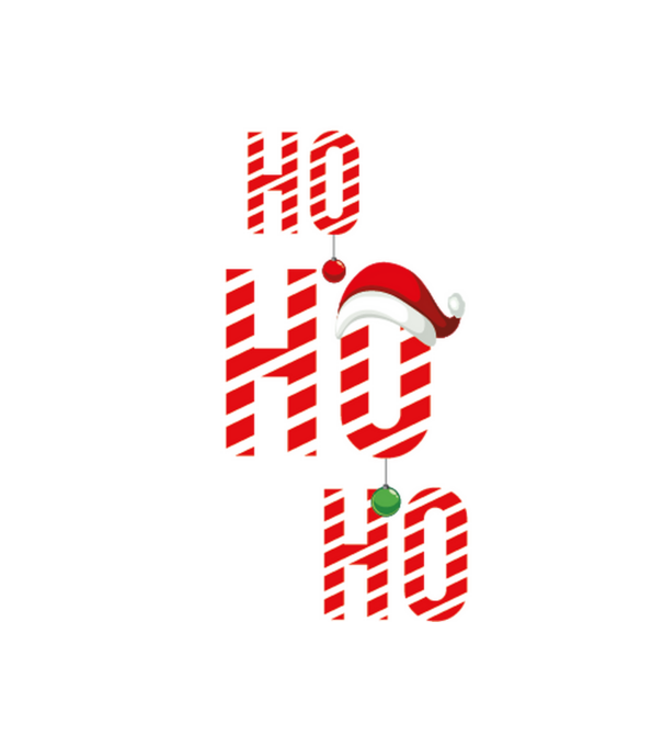 Ho ho ho minta fehér pólón