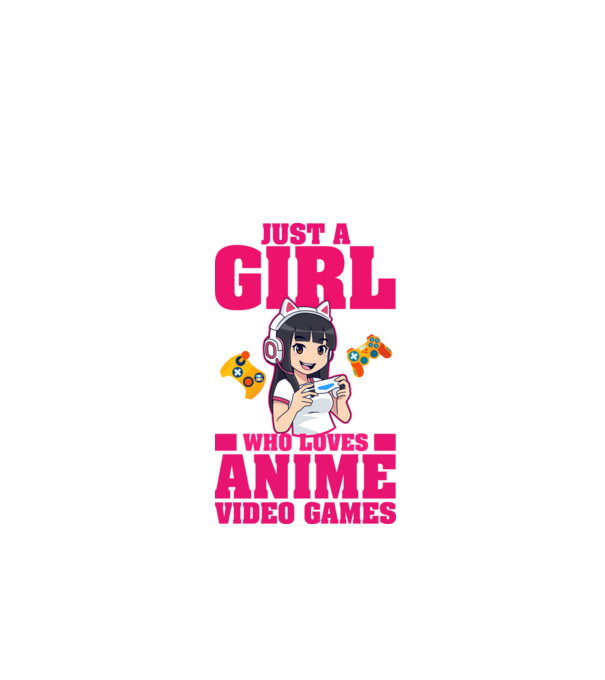 Anime Game minta fekete pólón