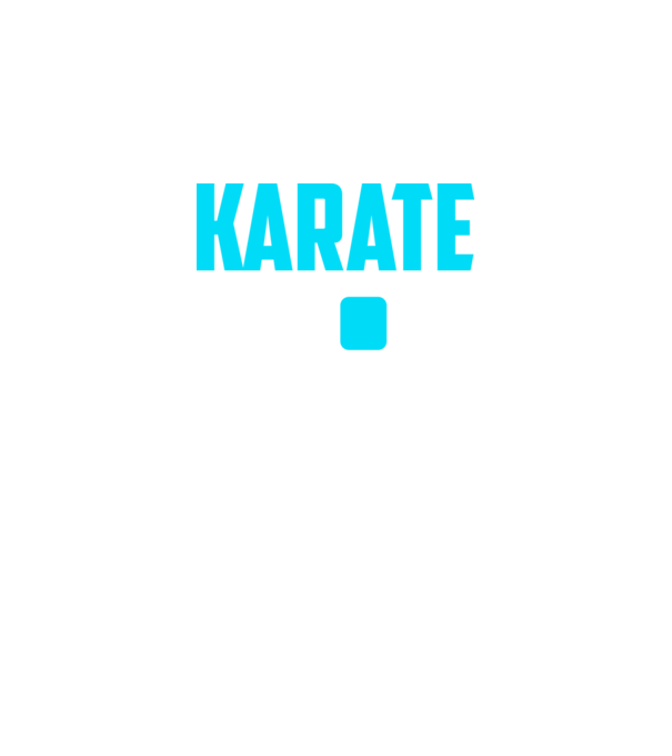 Karate minta fekete pólón