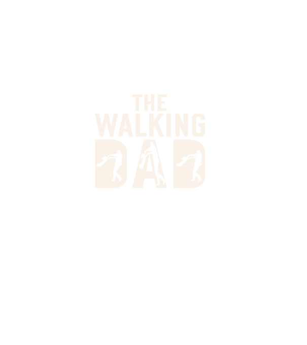 The Walking Dad minta fekete pólón