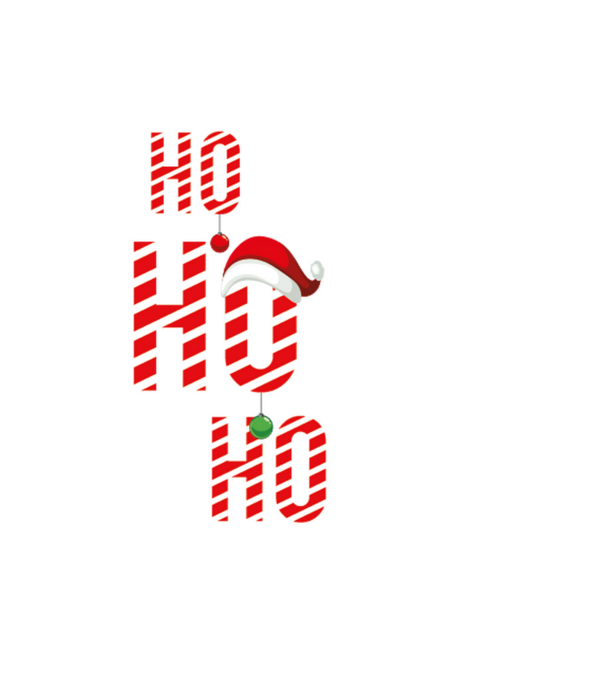 Ho ho ho minta fekete pólón