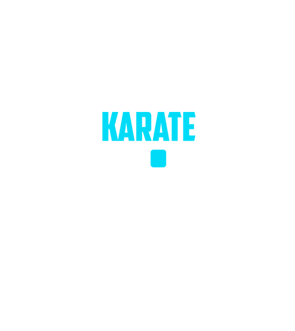 Karate minta fekete pólón