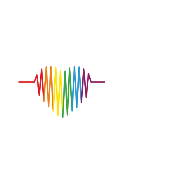LGBT Ekg minta fehér pólón