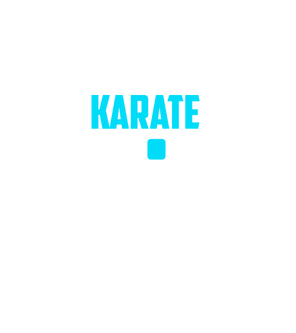 Karate minta fekete pólón