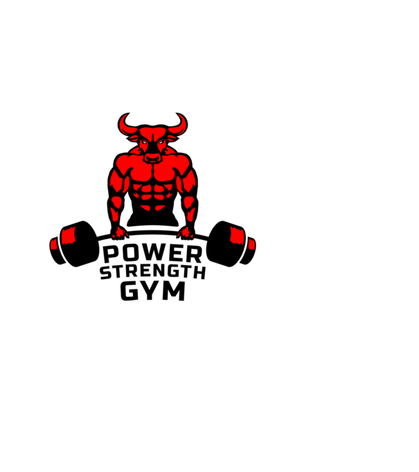 Gym minta fekete pólón