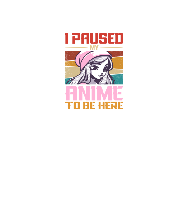 Anime Lover minta fekete pólón
