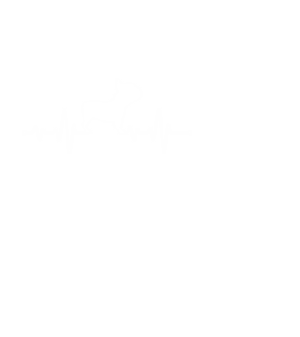 Francia bulldog - Ekg Line minta fehér pólón