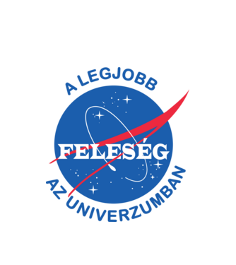 A legjobb feleség az univerzumban minta fehér pólón