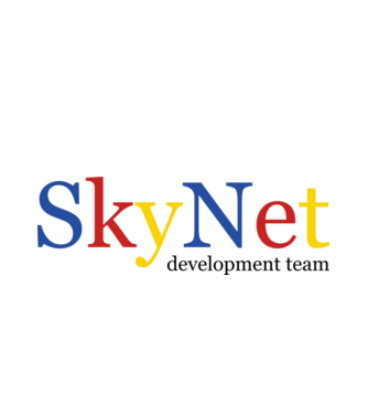 Skynet minta fehér pólón