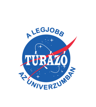 A legjobb túrázó az univerzumban minta fehér pólón