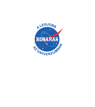 A legjobb kosaras az univerzumban minta fehér pólón